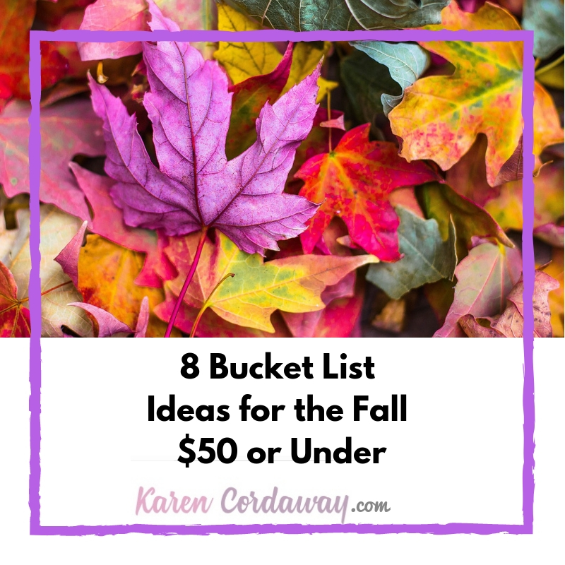 Fall bucket list items