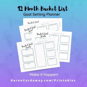 bucket list idea planner