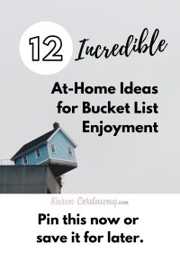 ideas for bucket list