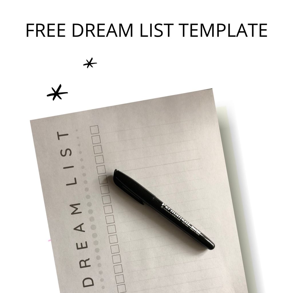 free-dream-list-template