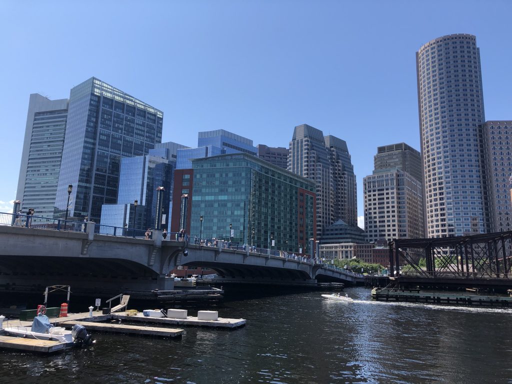 boston seaport restaurant with a view