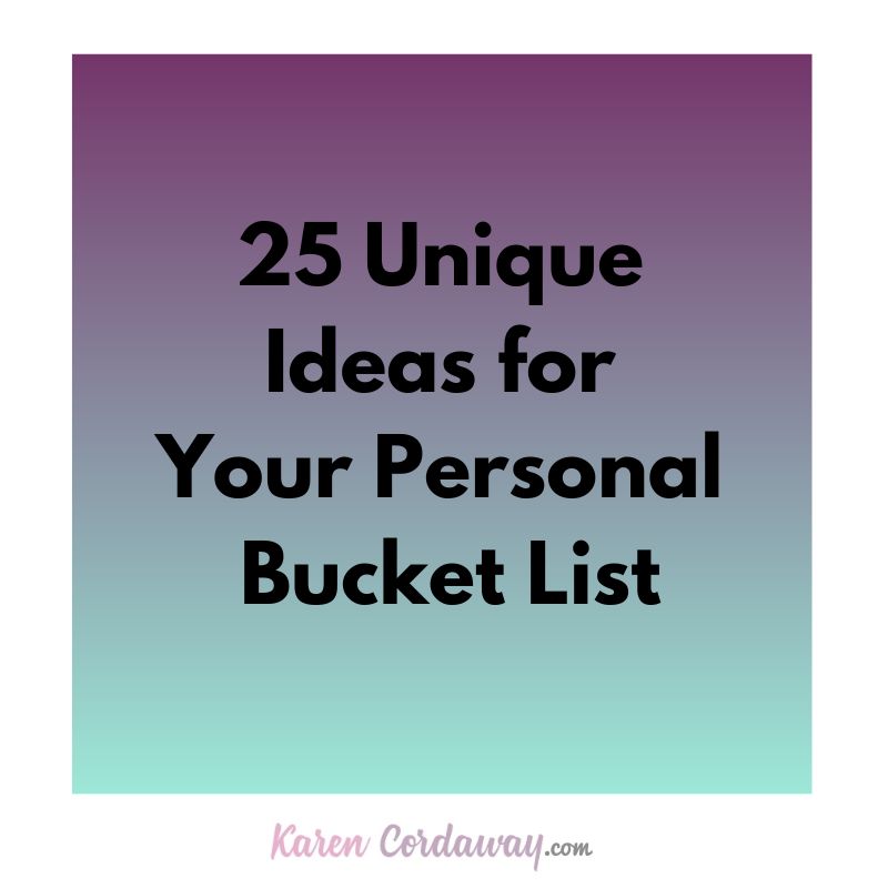 bucket list ideas