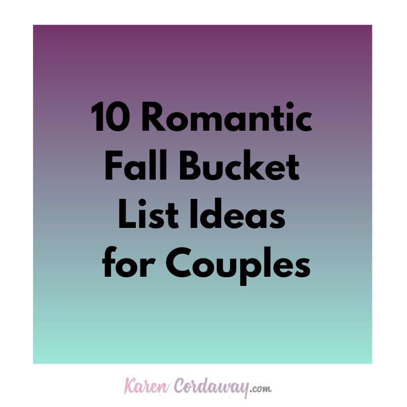 romantic fall bucket list ideas