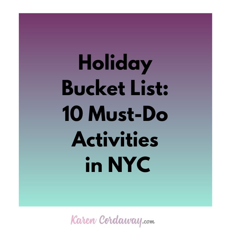 holiday bucket list ideas