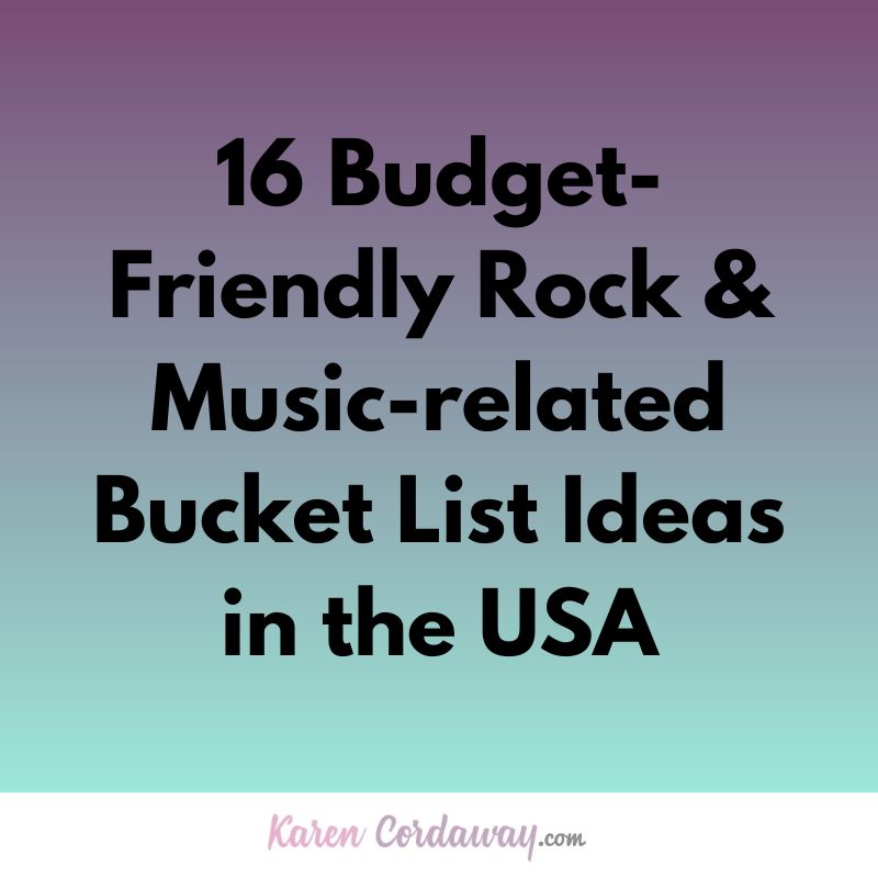 music-related bucket list ideas