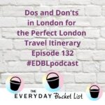 dos and donts in london england